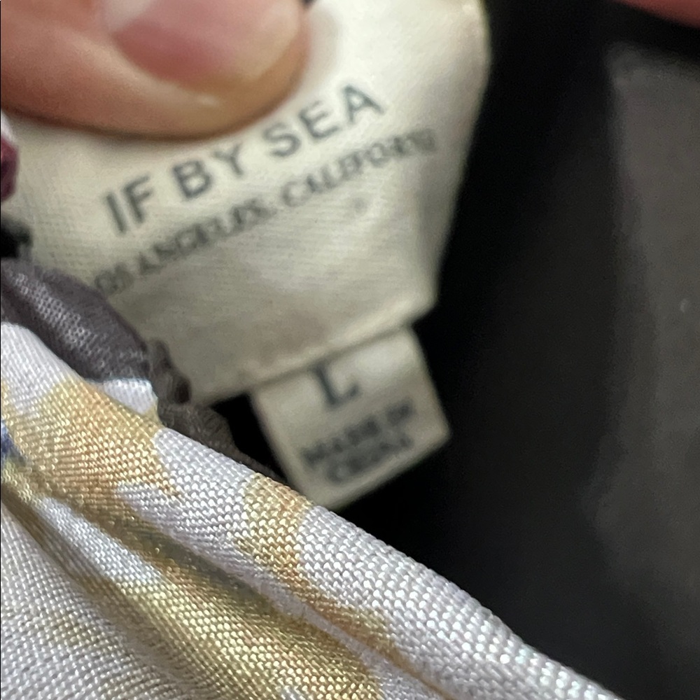 Anthropologie If by sea floral maxi dress Large - Picture 10 of 10